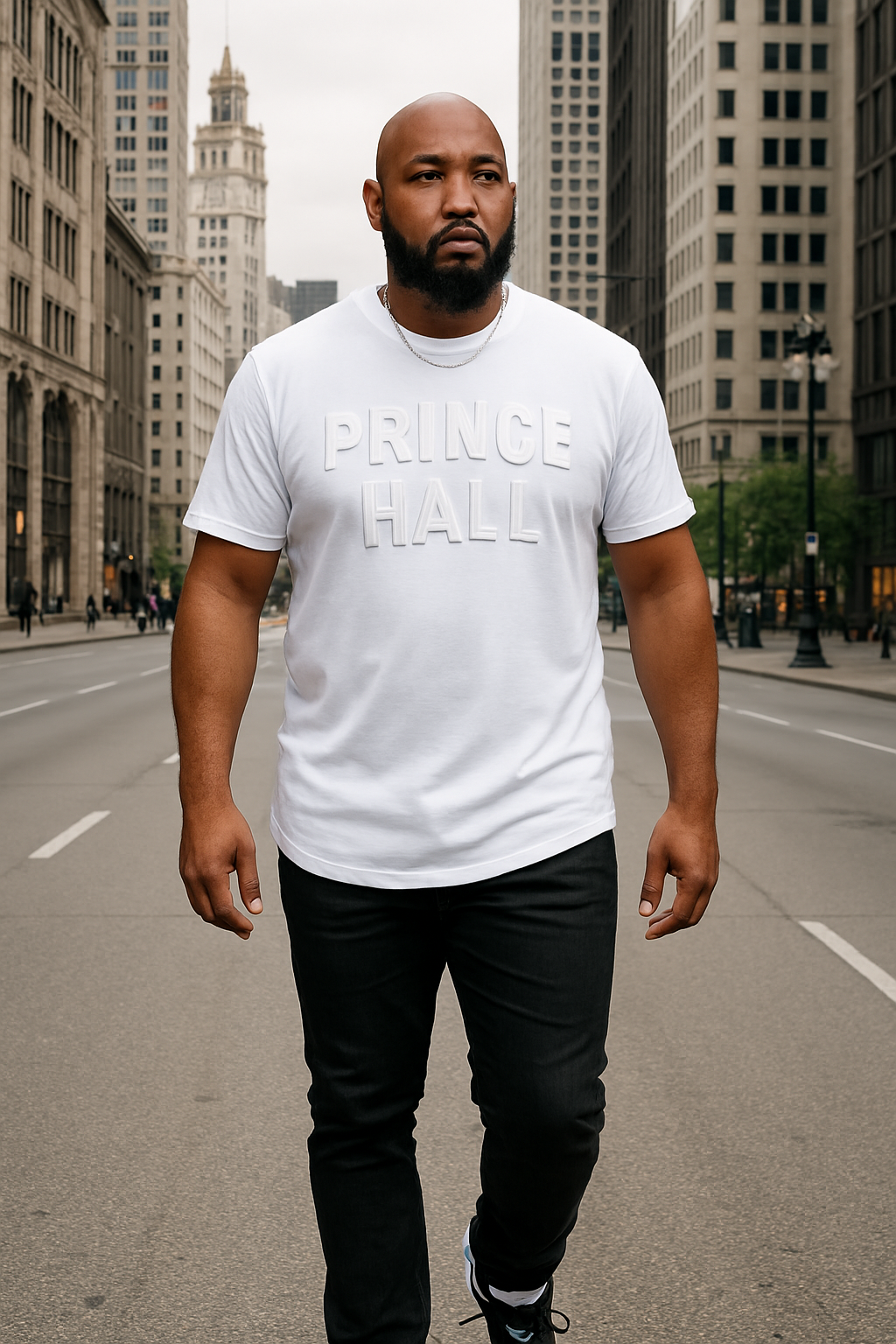 Prince Hall Embossed Tee