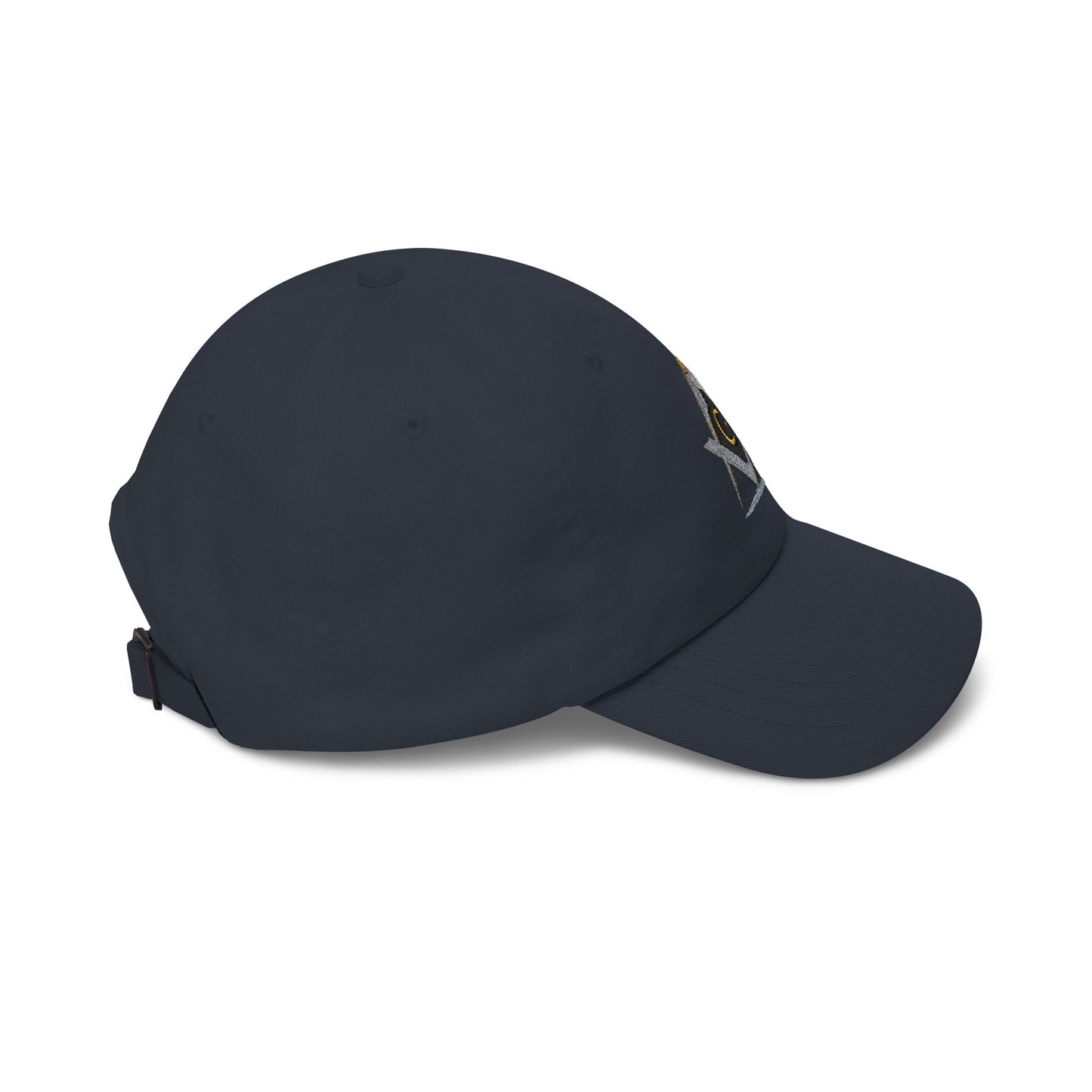 Masonic Square & Compass Dad Cap — Embroidered 'G' Freemason Baseball Hat