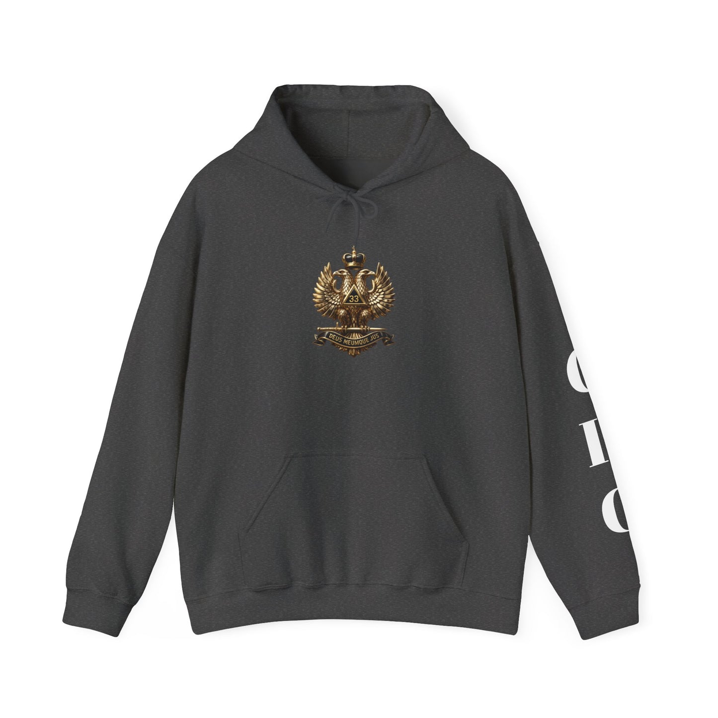 Vintage Double-Headed Eagle Hoodie — Heritage Crest Graphic Pullover