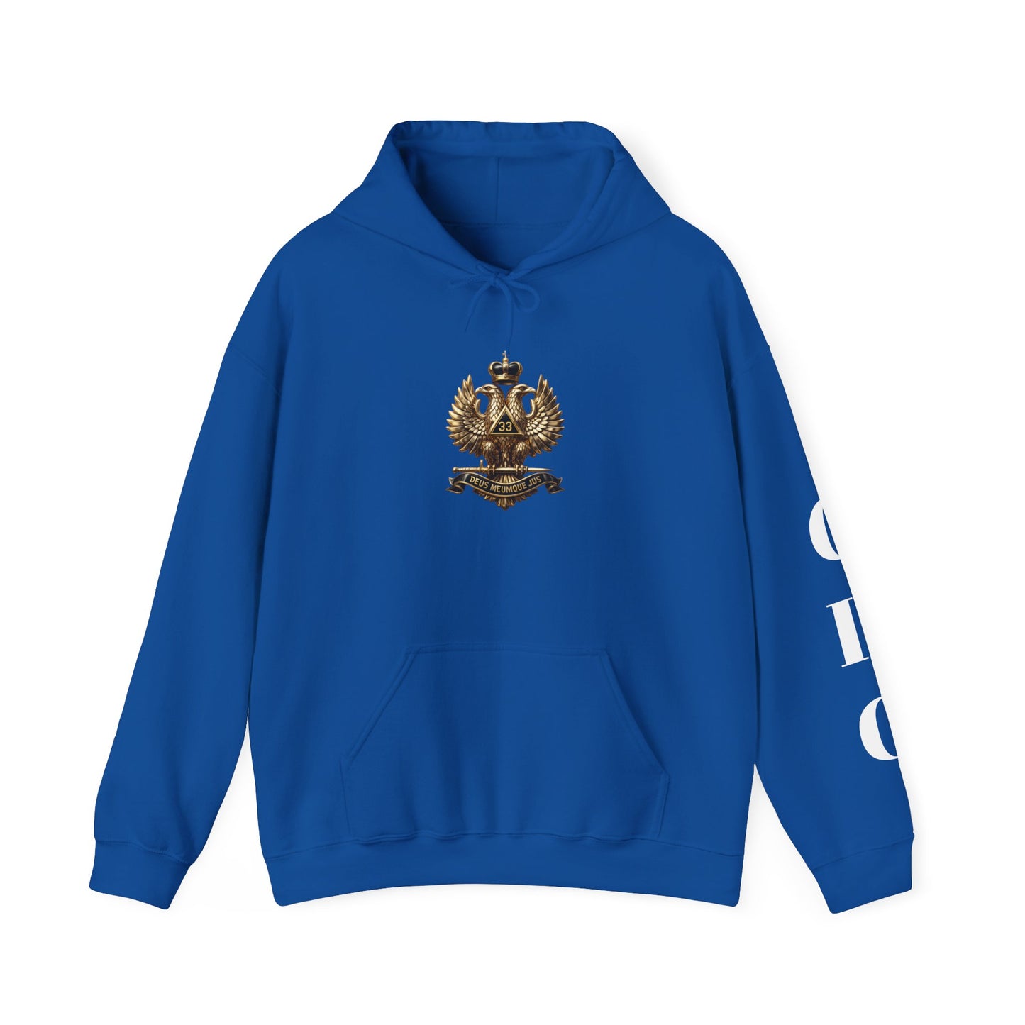 Vintage Double-Headed Eagle Hoodie — Heritage Crest Graphic Pullover