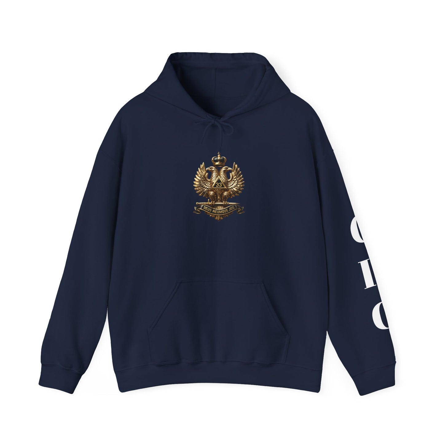 Vintage Double-Headed Eagle Hoodie — Heritage Crest Graphic Pullover