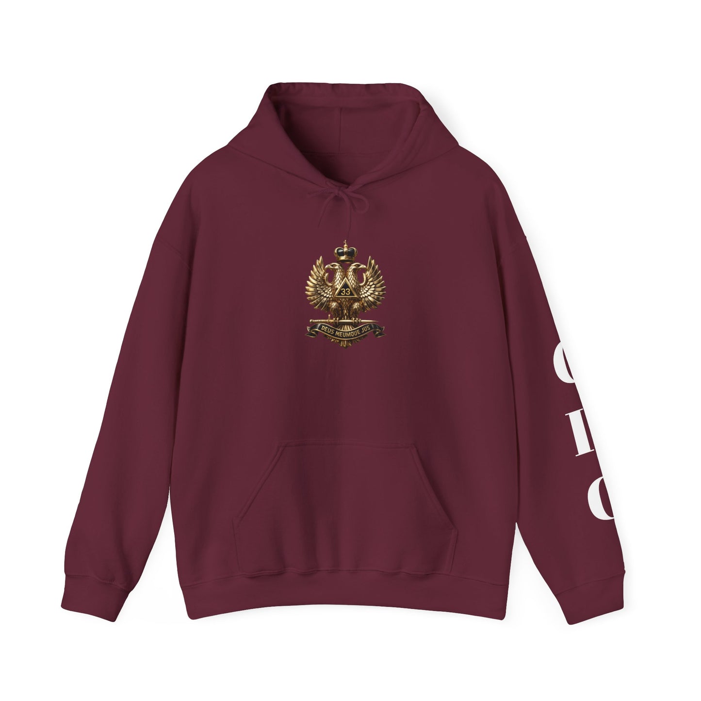 Vintage Double-Headed Eagle Hoodie — Heritage Crest Graphic Pullover