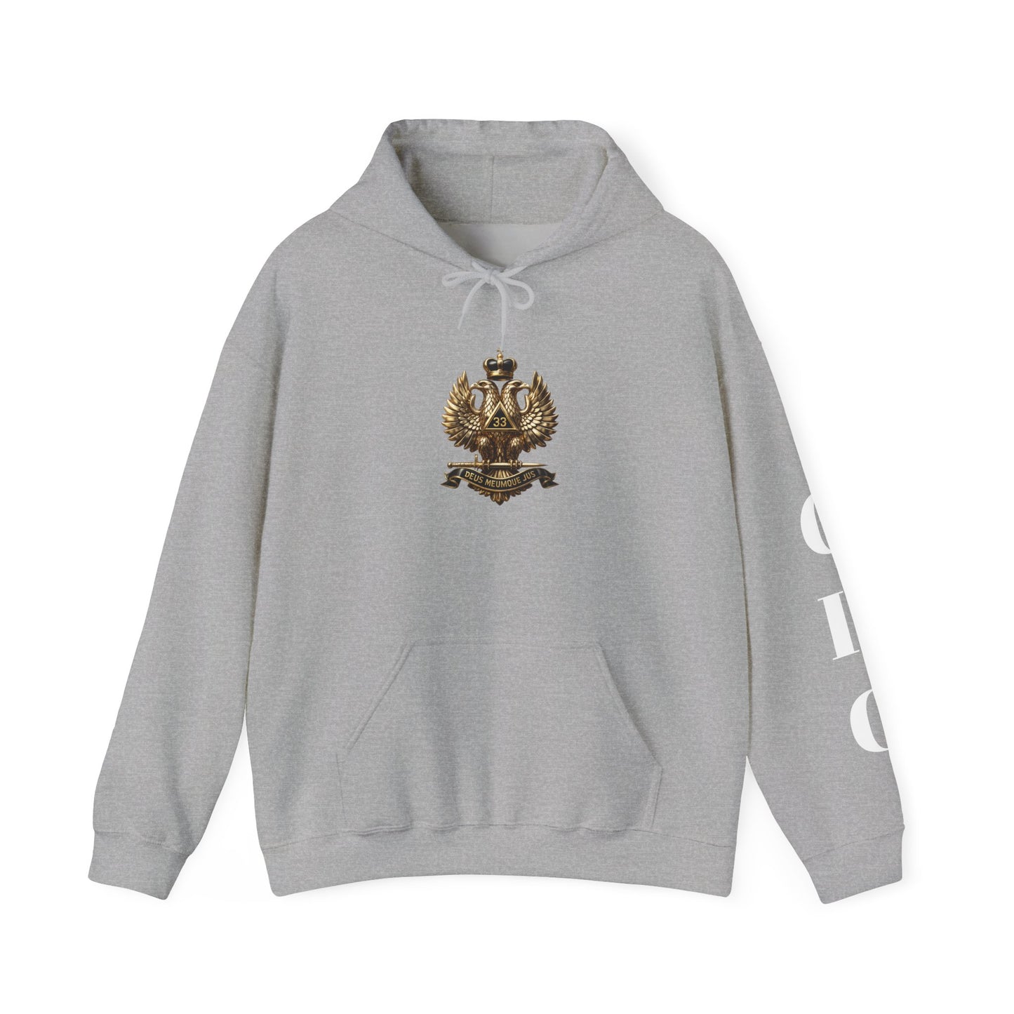 Vintage Double-Headed Eagle Hoodie — Heritage Crest Graphic Pullover