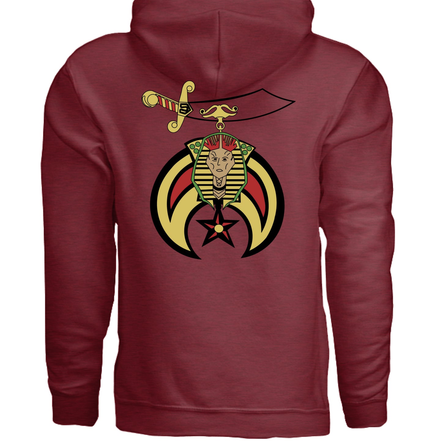 ANTIQUE CHERRY RED - BACK